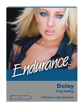 Endurance™ Delay Long Lasting Condoms 3's