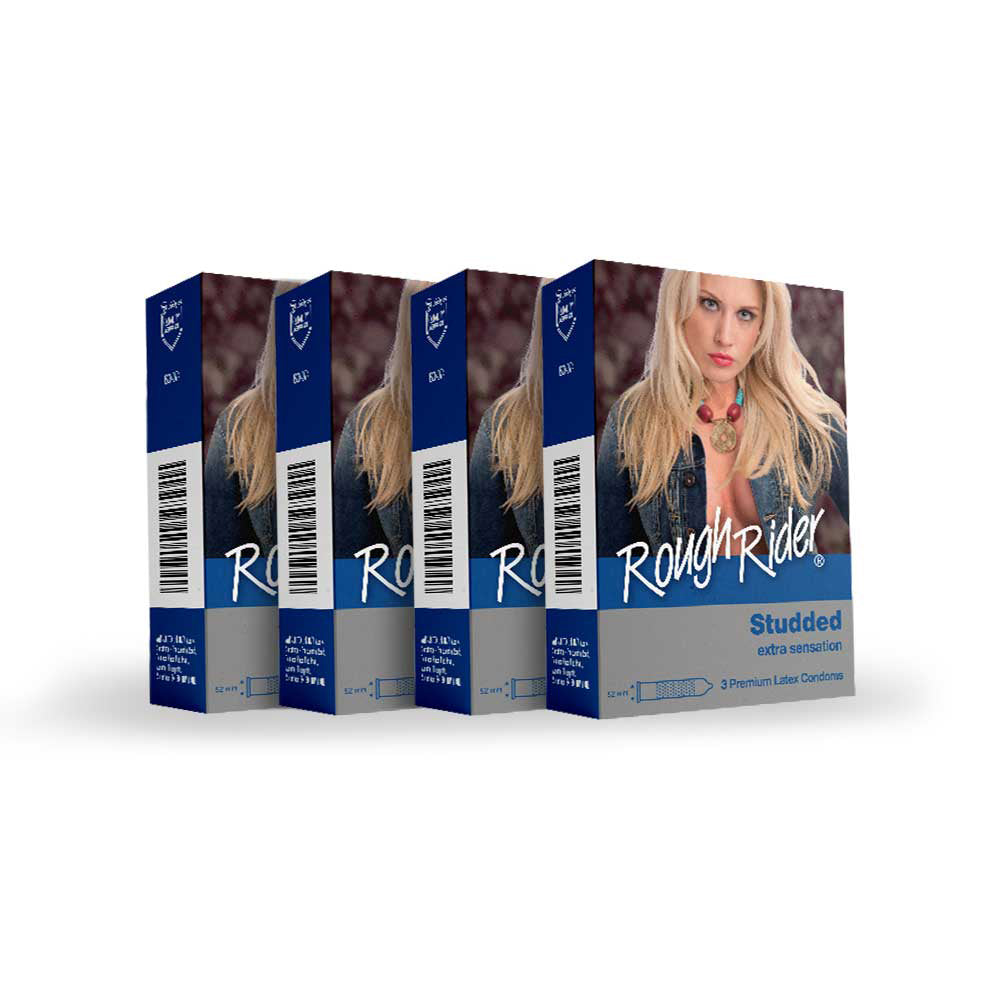 Rough Rider® Studded Condoms 3's