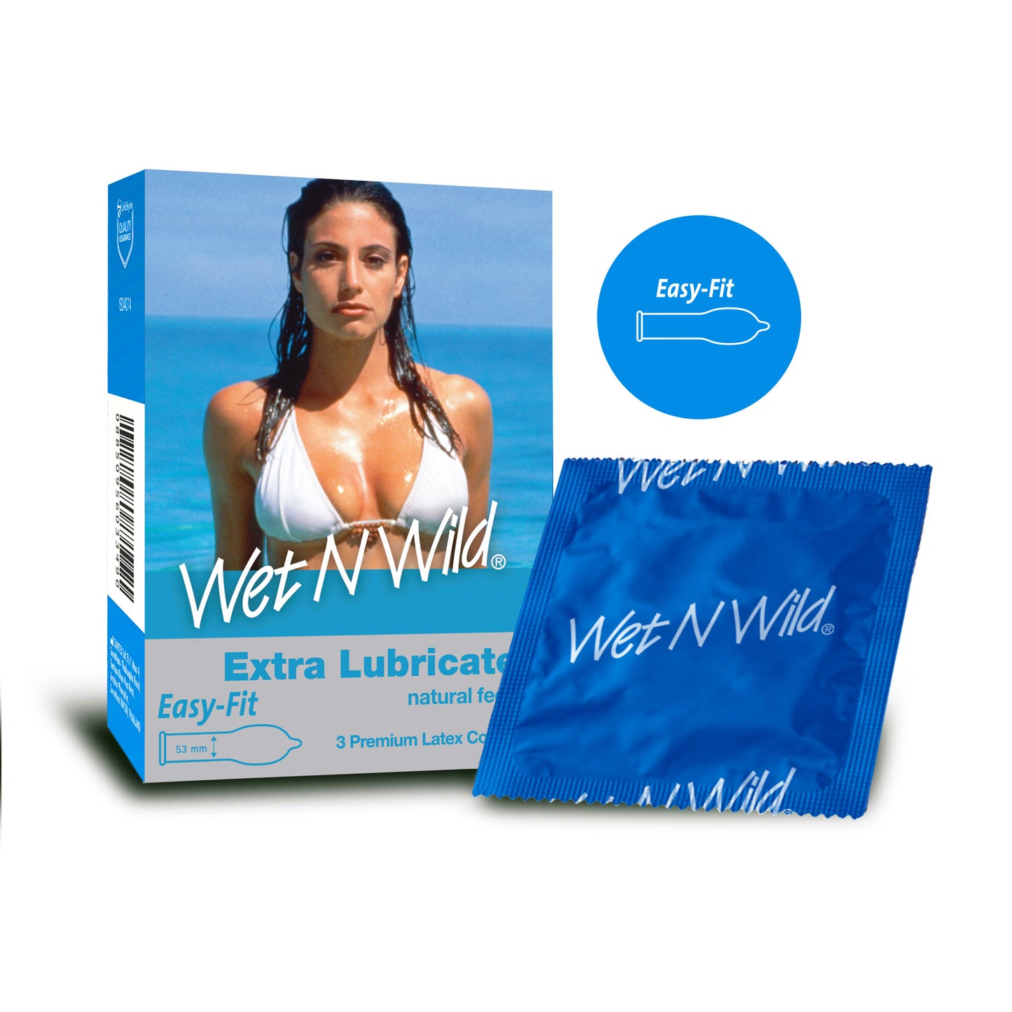 Wet N Wild® Extra Lubricated Condoms 3's