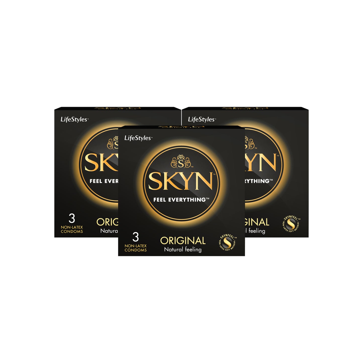 SKYN® ORIGINAL Non-Latex Condoms 3's [BUNDLE OF 3 BOXES]