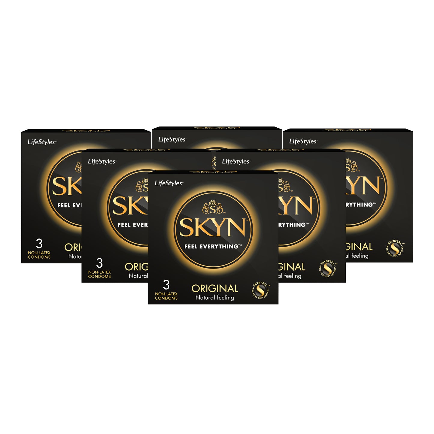 SKYN® ORIGINAL Non-Latex Condoms 3's [BUNDLE OF 6 BOXES]