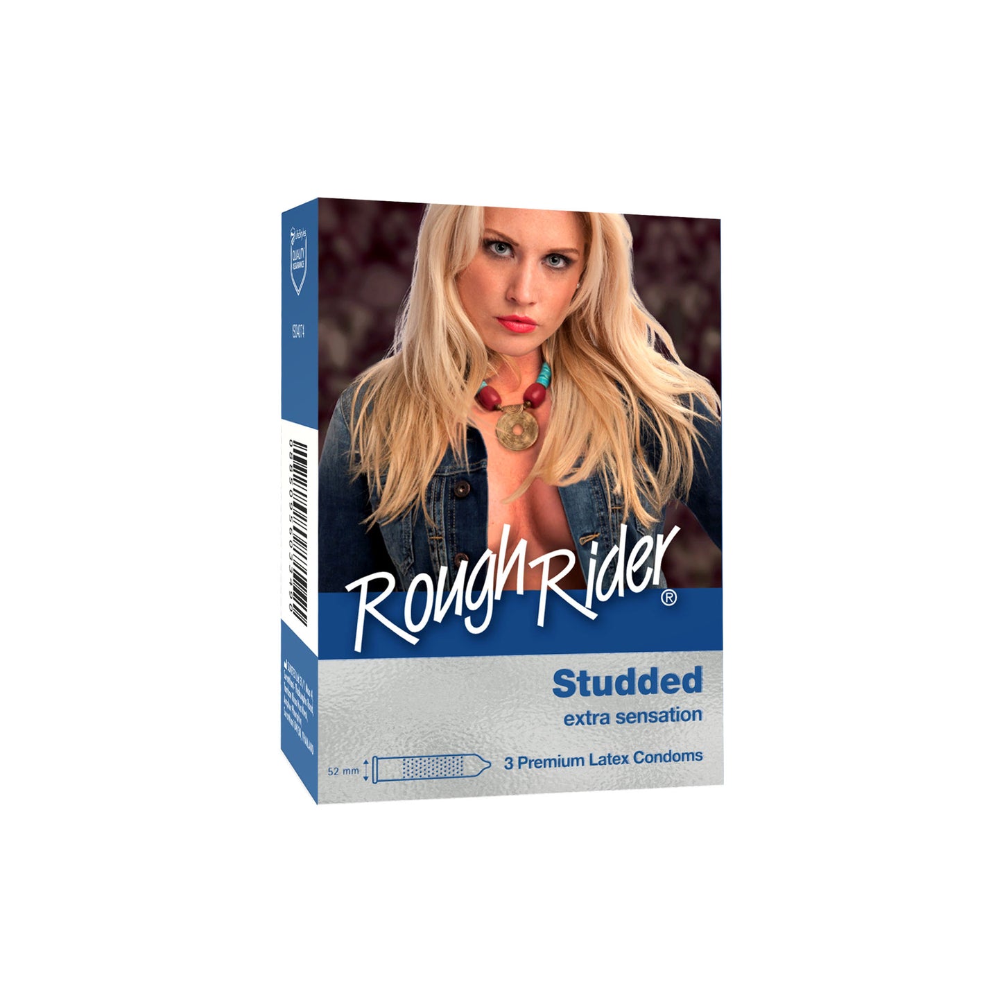 Rough Rider® Studded Condoms 3's [BUNDLE OF 3 BOXES]